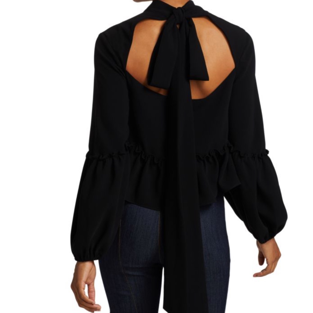 Cinq A Sept Macy Open-Back Top